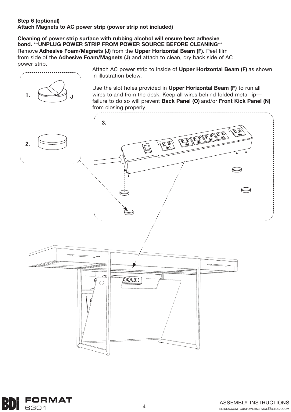 Format | BDI 6301 FORMAT User Manual | Page 4 / 5
