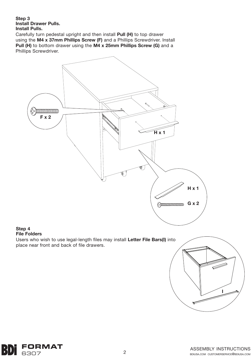 Format | BDI 6307 FORMAT User Manual | Page 2 / 2