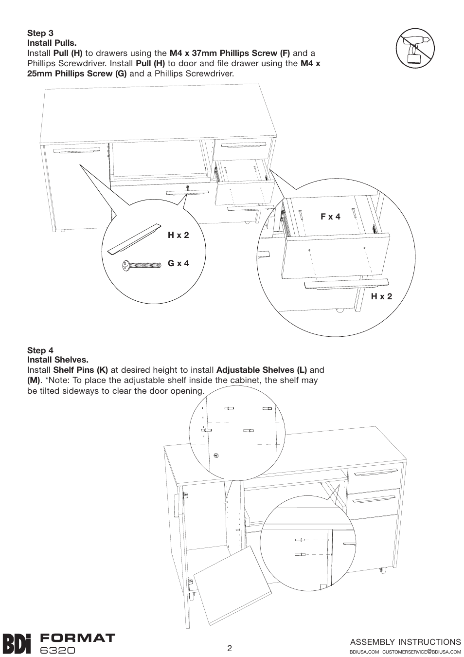Format | BDI 6320 FORMAT User Manual | Page 2 / 3