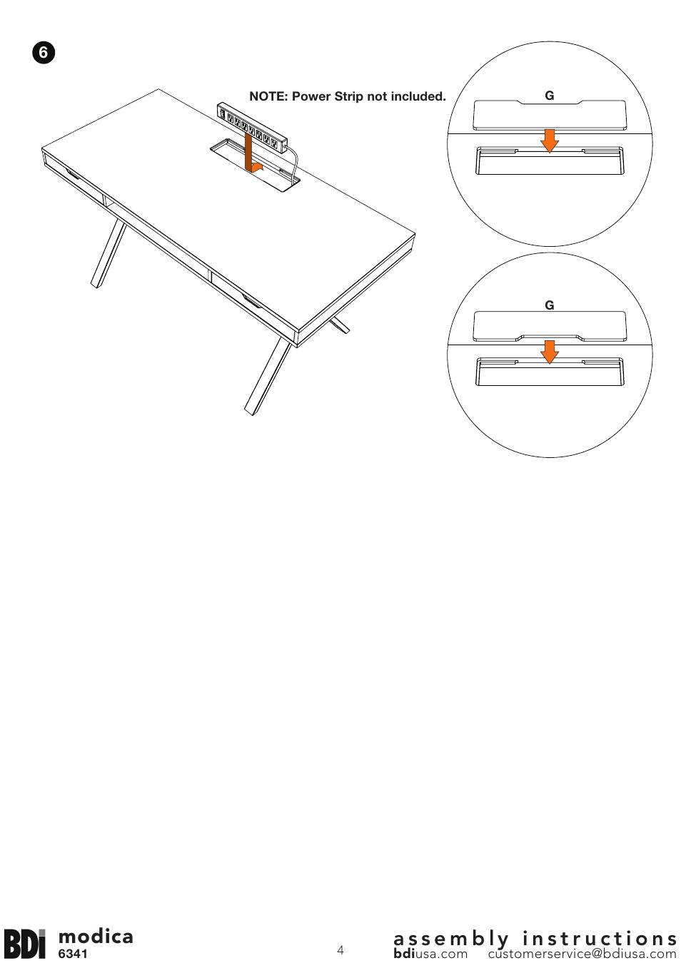 Modica | BDI 6341 modica User Manual | Page 4 / 4