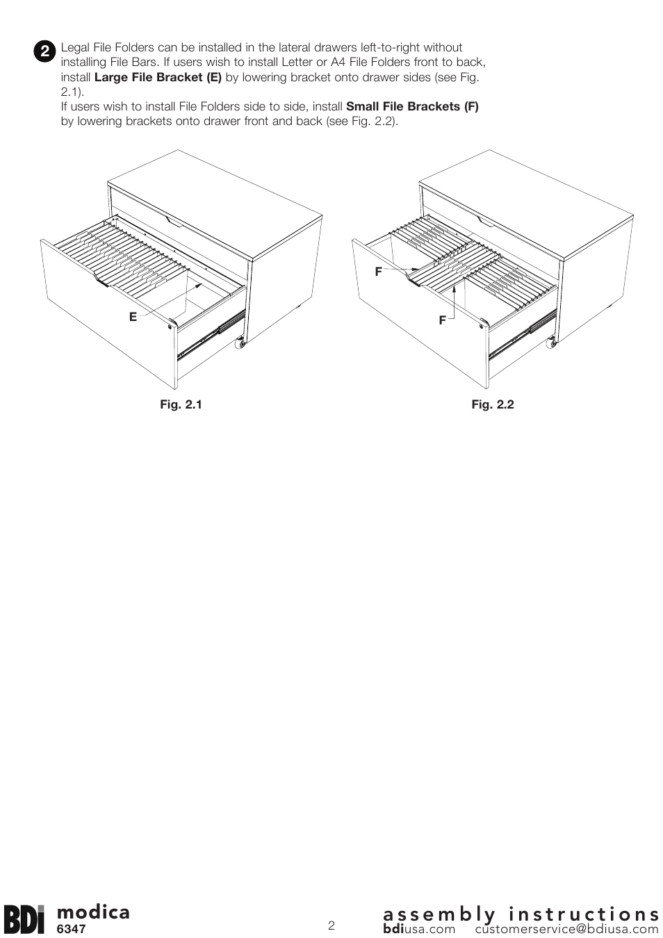 Modica | BDI 6347 modica User Manual | Page 2 / 2