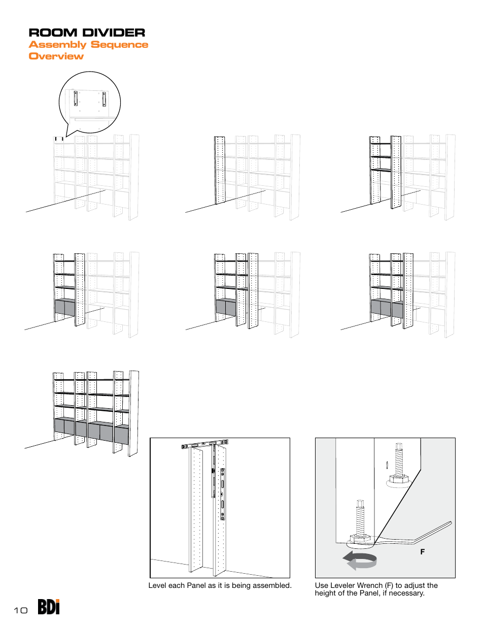 Room divider | BDI Semblance modular system User Manual | Page 10 / 24