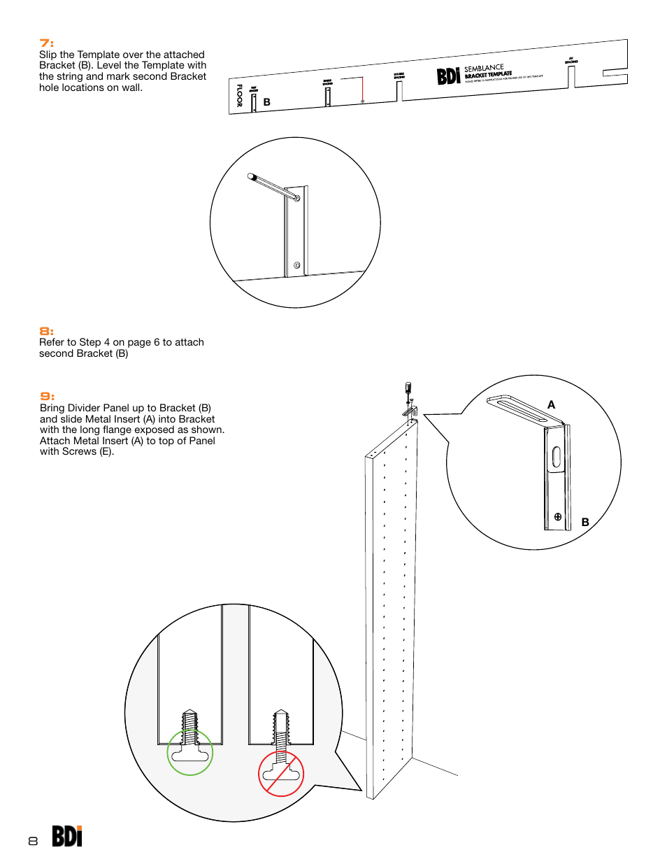 BDI Semblance modular system User Manual | Page 8 / 24