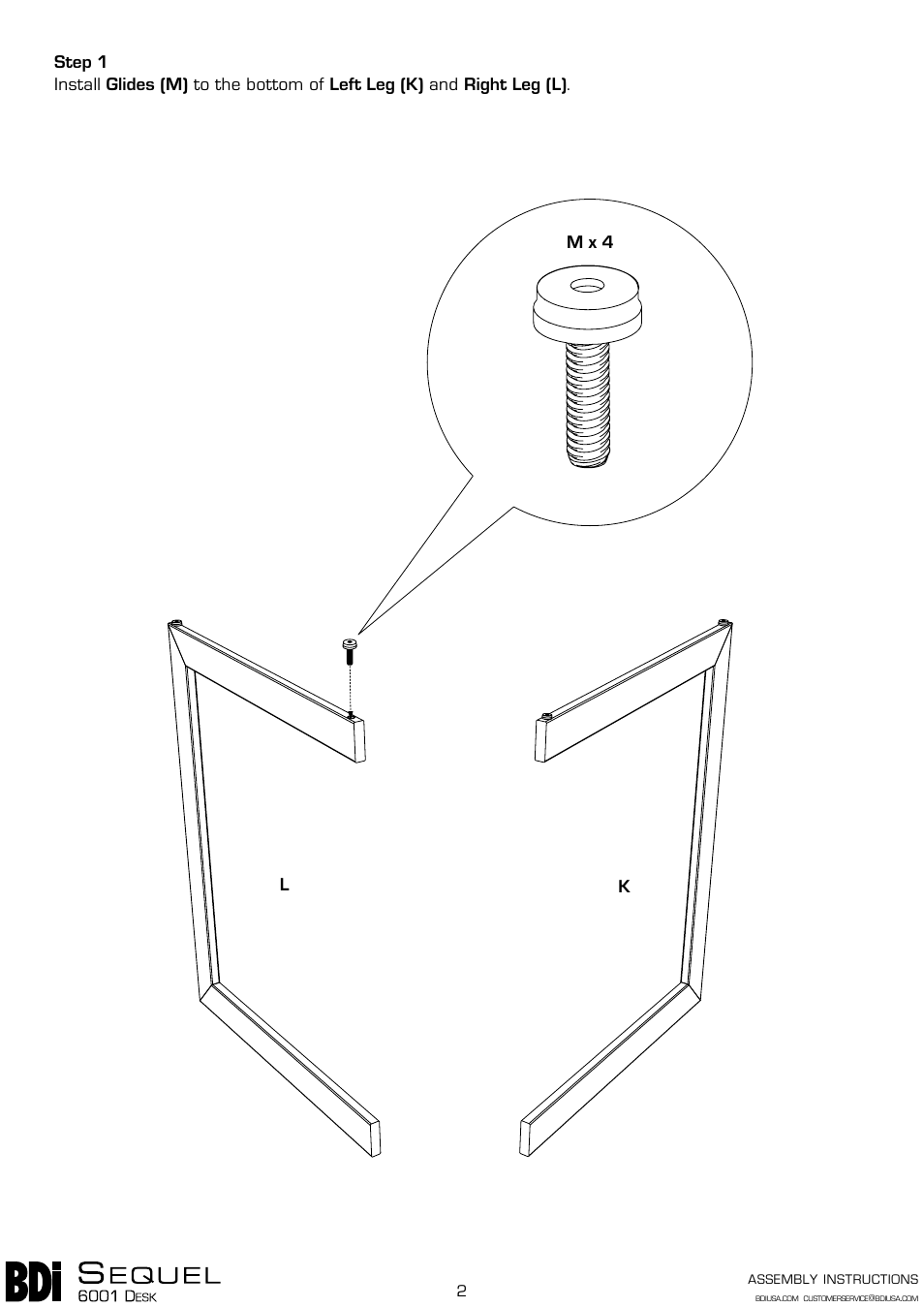 BDI 6001 Sequel User Manual | Page 2 / 8