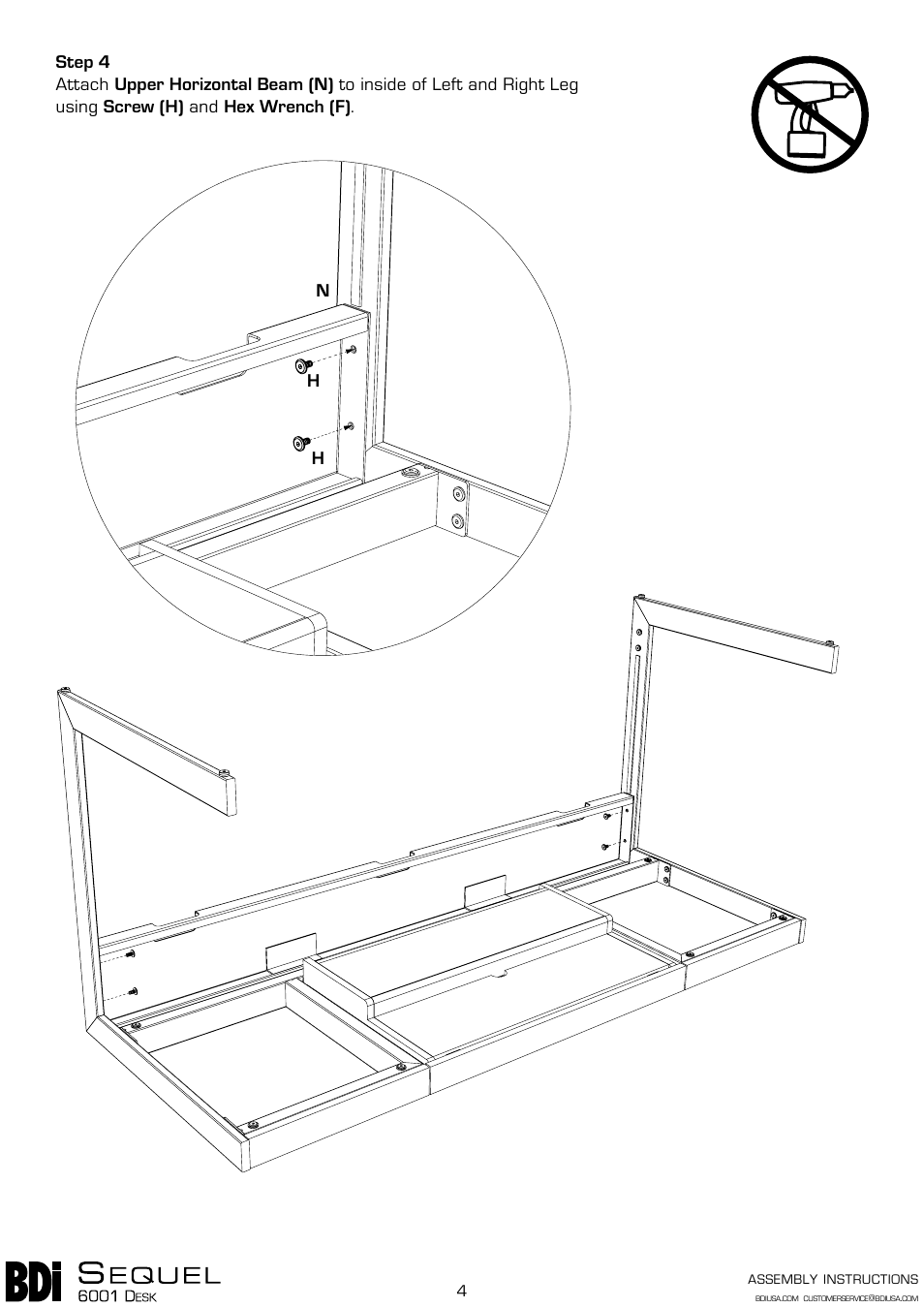 BDI 6001 Sequel User Manual | Page 4 / 8