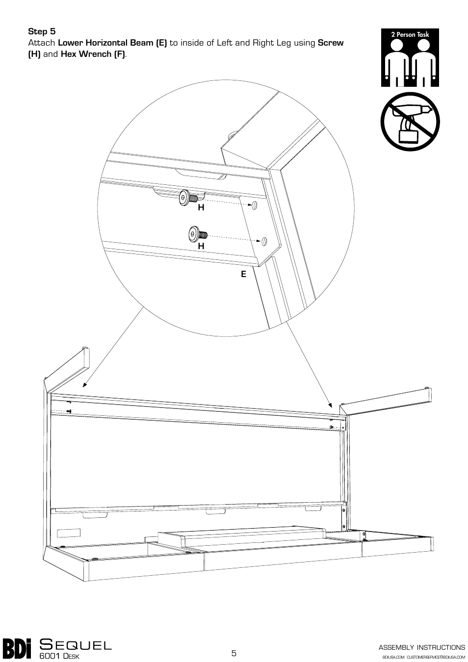 BDI 6001 Sequel User Manual | Page 5 / 8