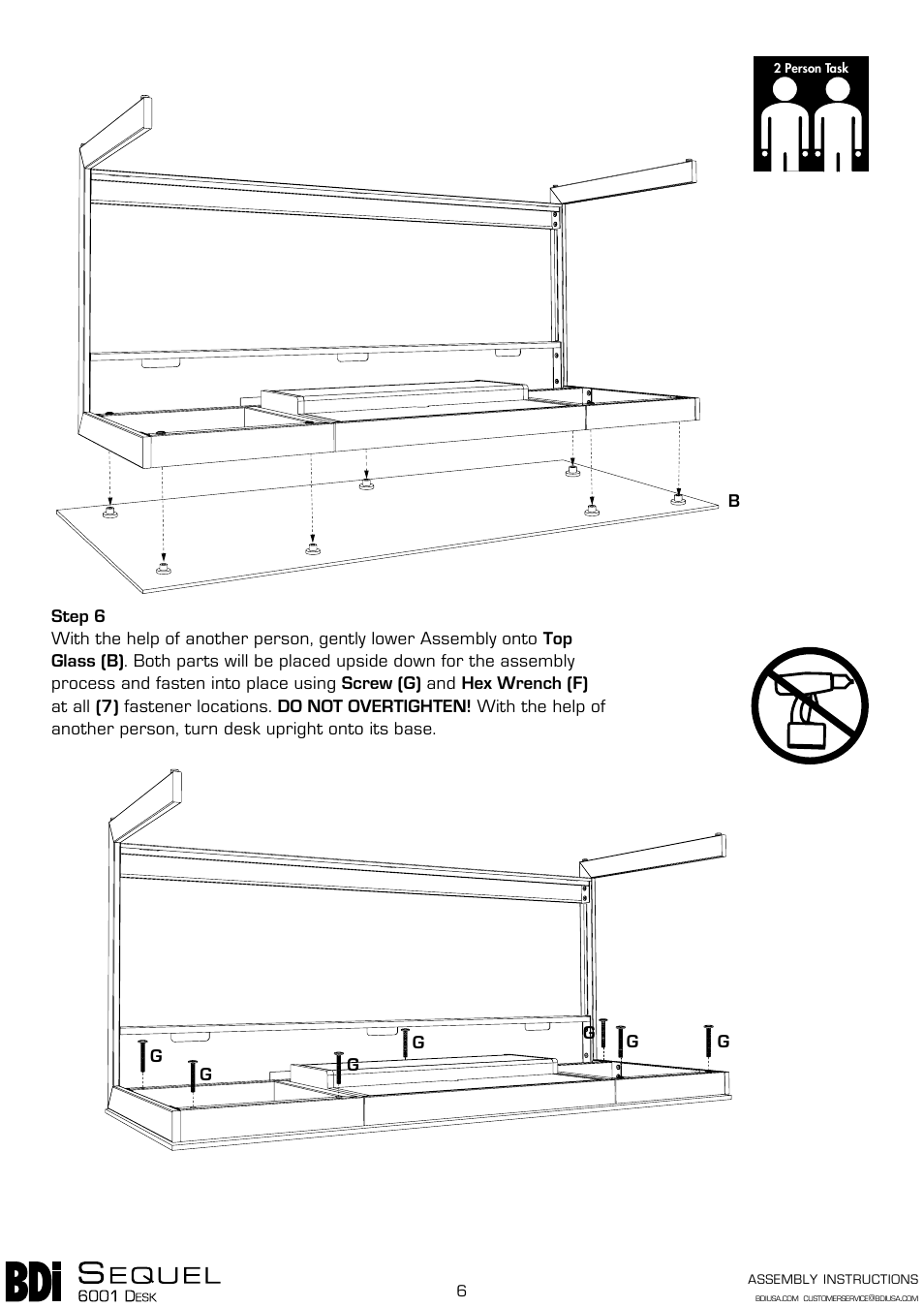 BDI 6001 Sequel User Manual | Page 6 / 8