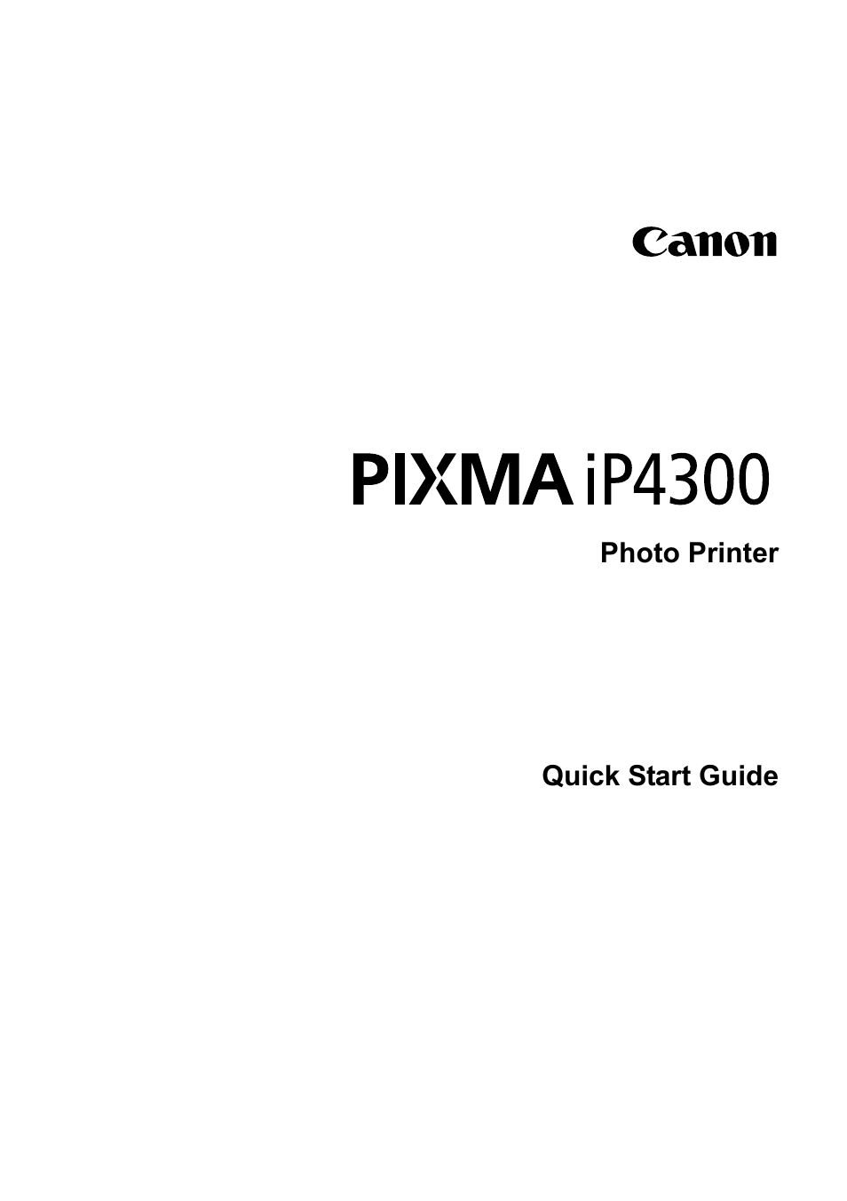 Canon Pixma  iP4300 User Manual | Page 3 / 102