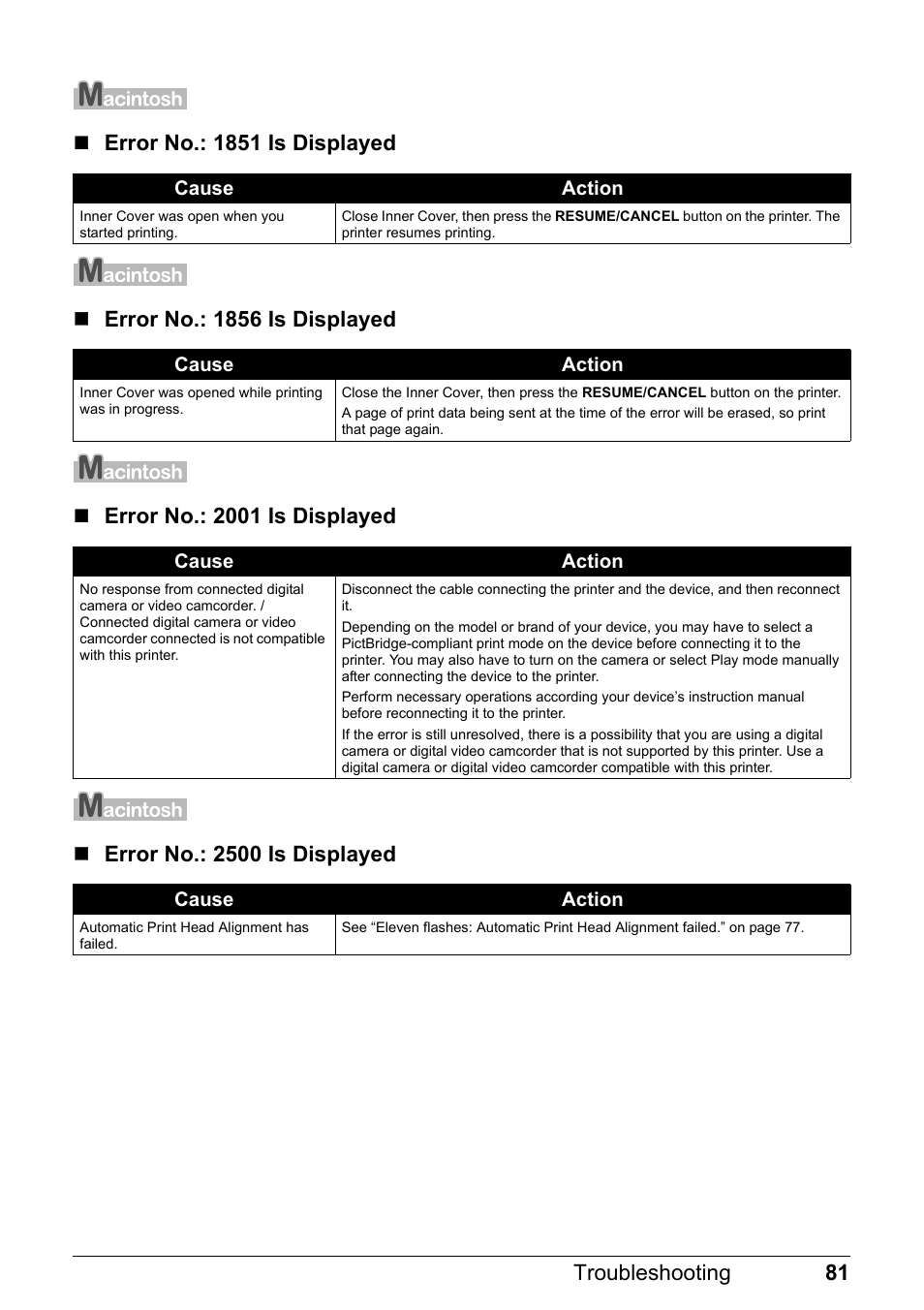 Canon Pixma  iP4300 User Manual | Page 85 / 102