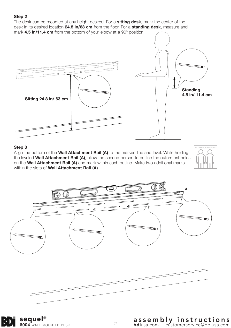 Sequel | BDI 6004 Sequel User Manual | Page 2 / 10