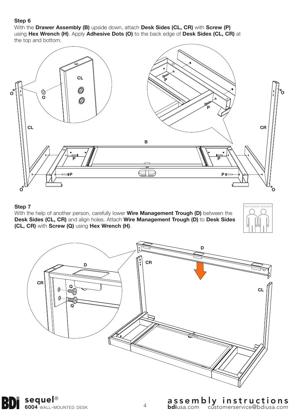 Sequel | BDI 6004 Sequel User Manual | Page 4 / 10