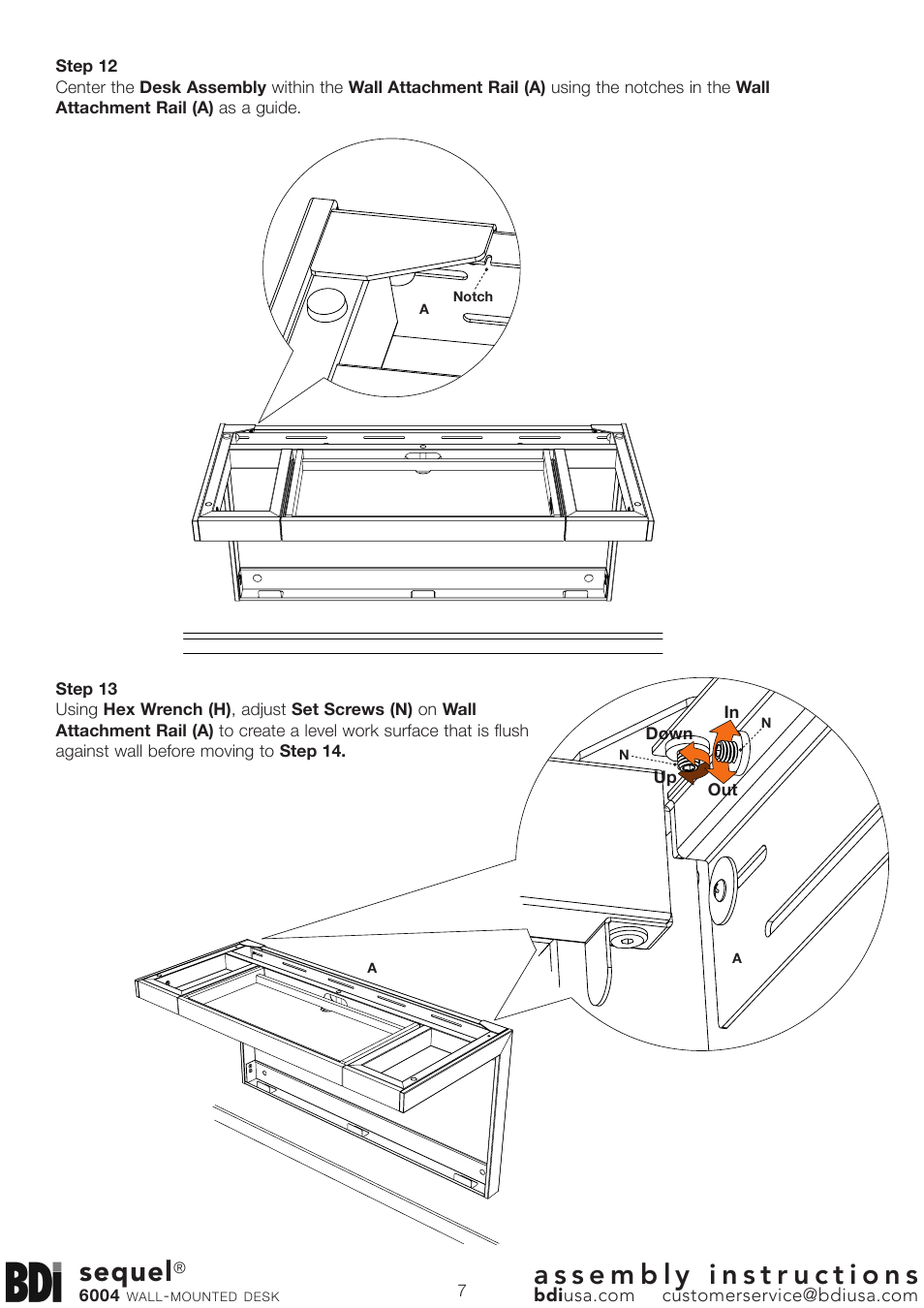 Sequel | BDI 6004 Sequel User Manual | Page 7 / 10
