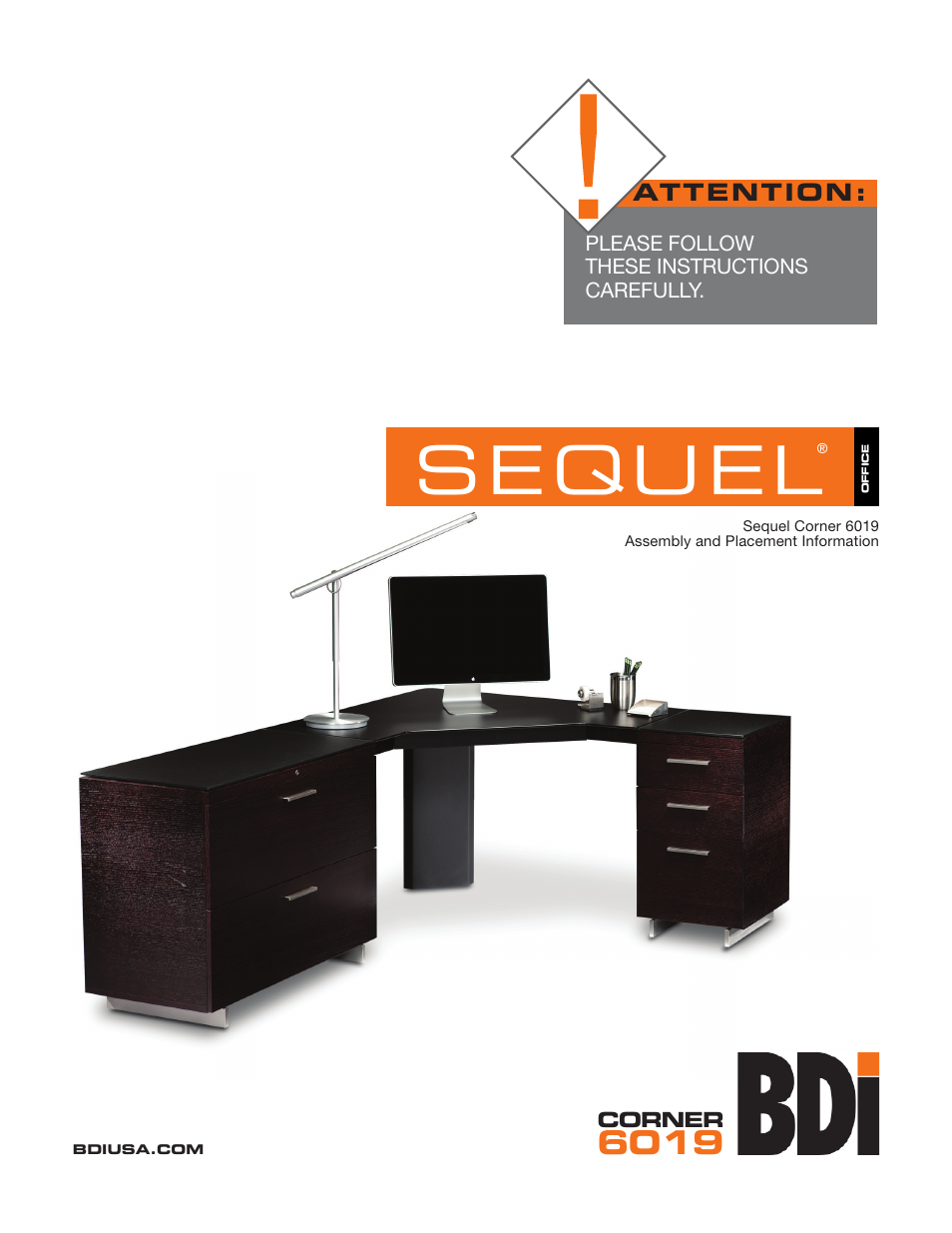 BDI 6019 Sequel User Manual | 16 pages