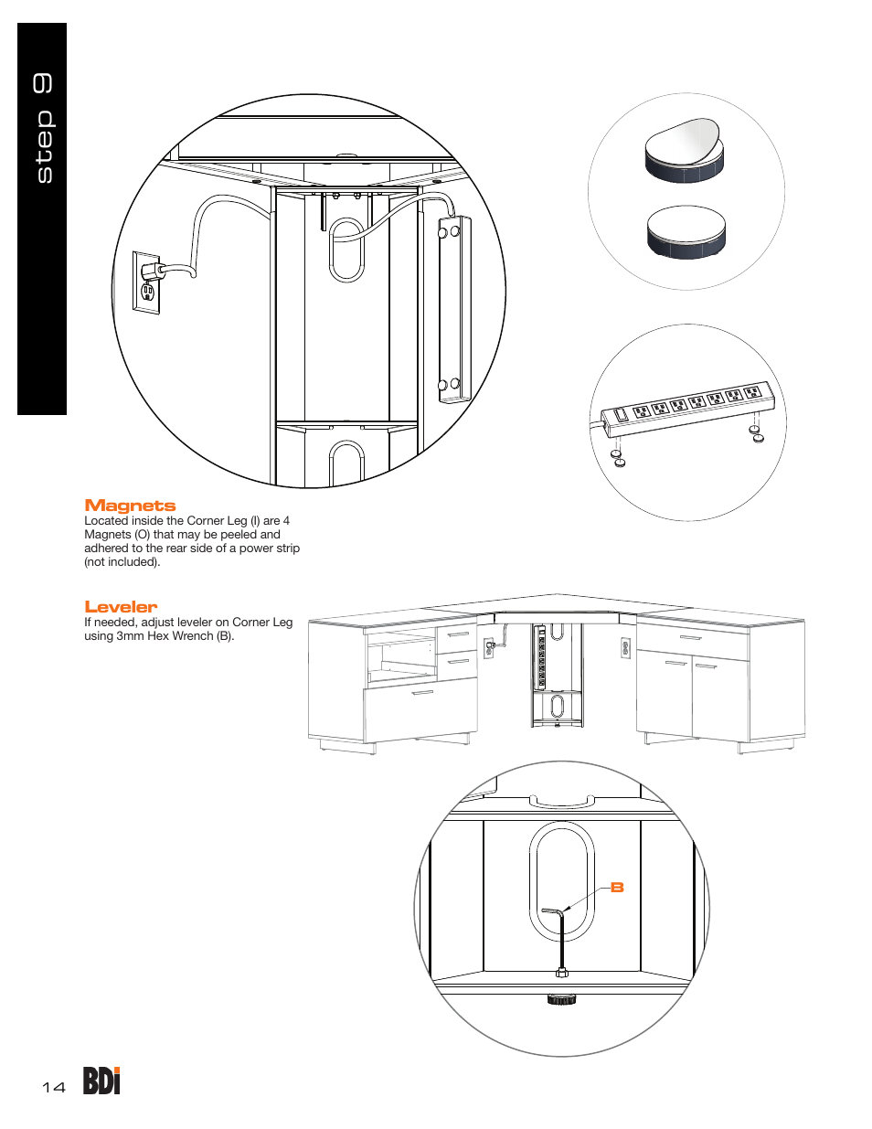 Step 8, Step 9 | BDI 6019 Sequel User Manual | Page 14 / 16