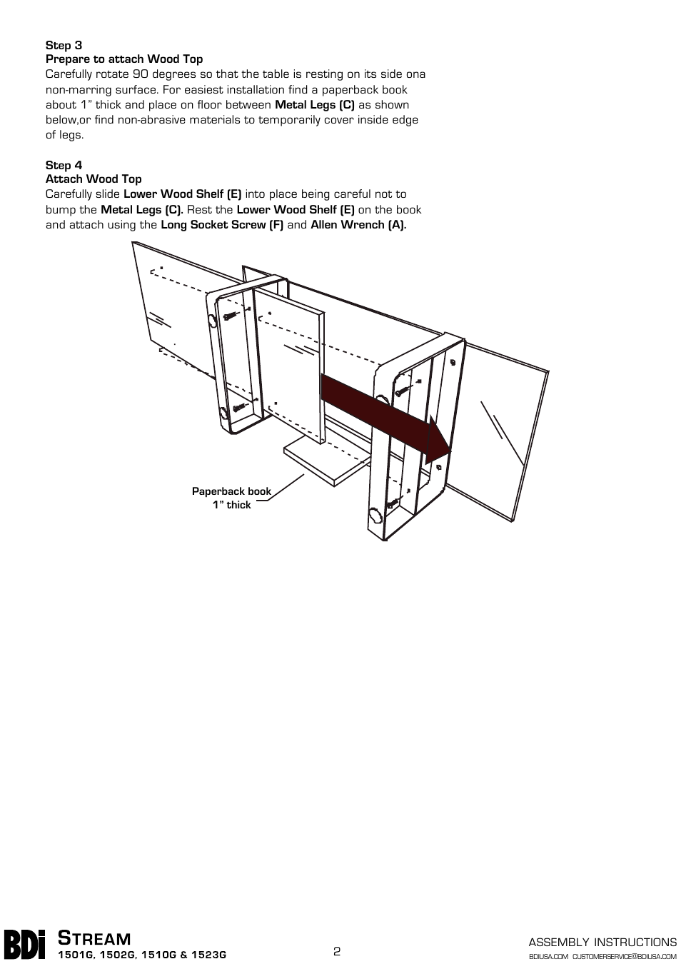 BDI 1501G Stream User Manual | Page 2 / 2