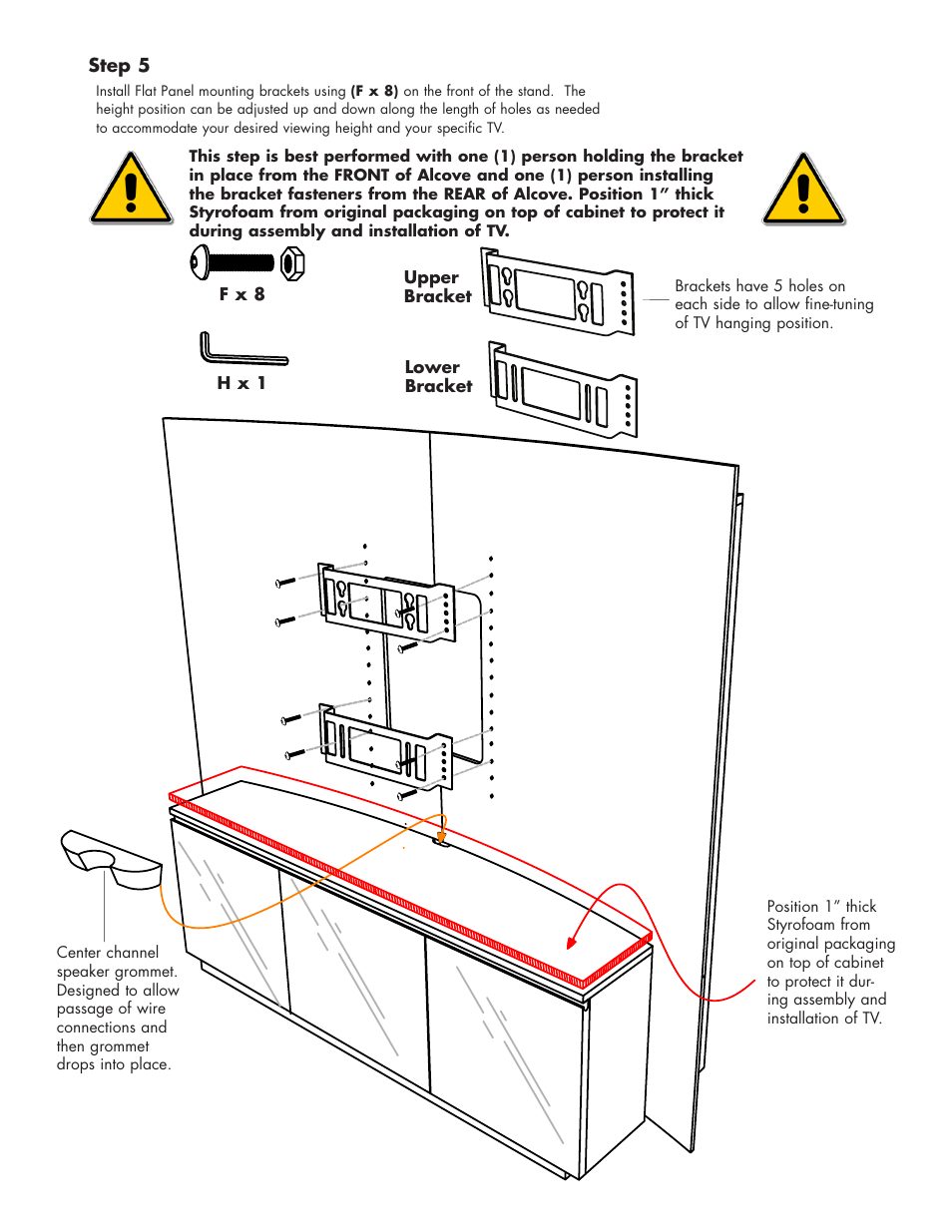 BDI 8200 Alcove User Manual | Page 7 / 10