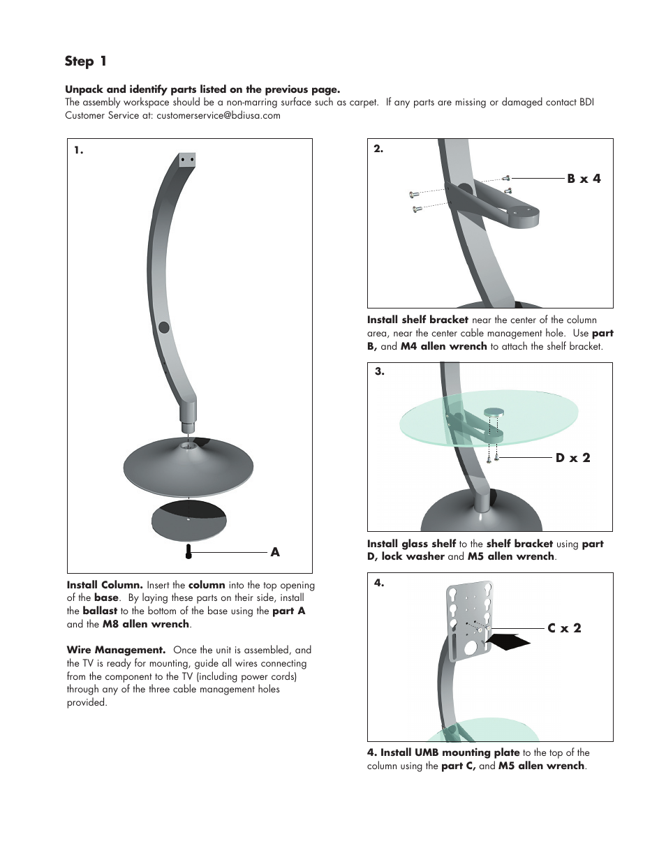 BDI 9760 Aspect User Manual | Page 3 / 4