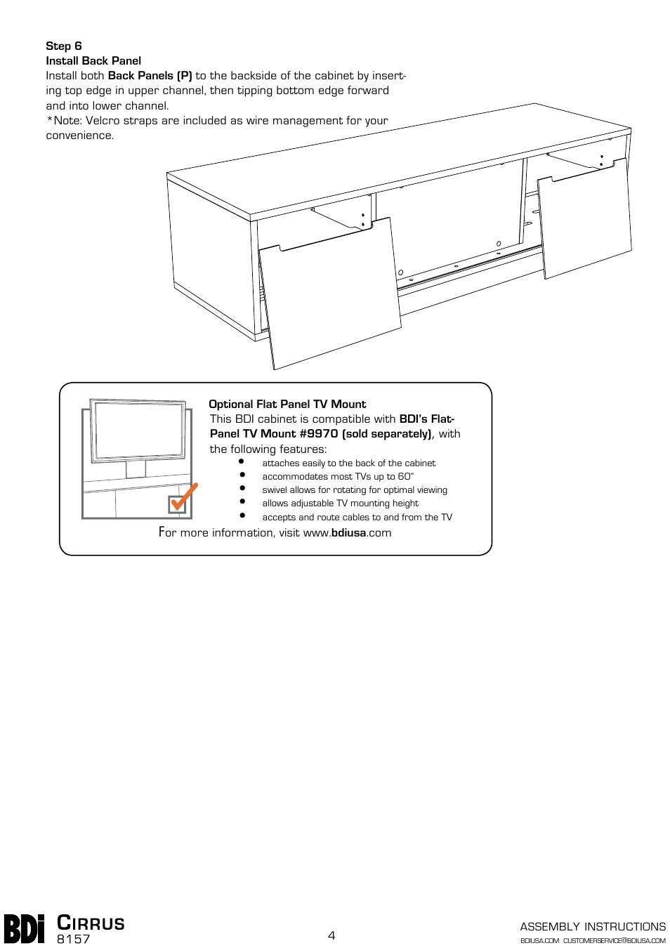 BDI 8157 Cirrus User Manual | Page 4 / 4