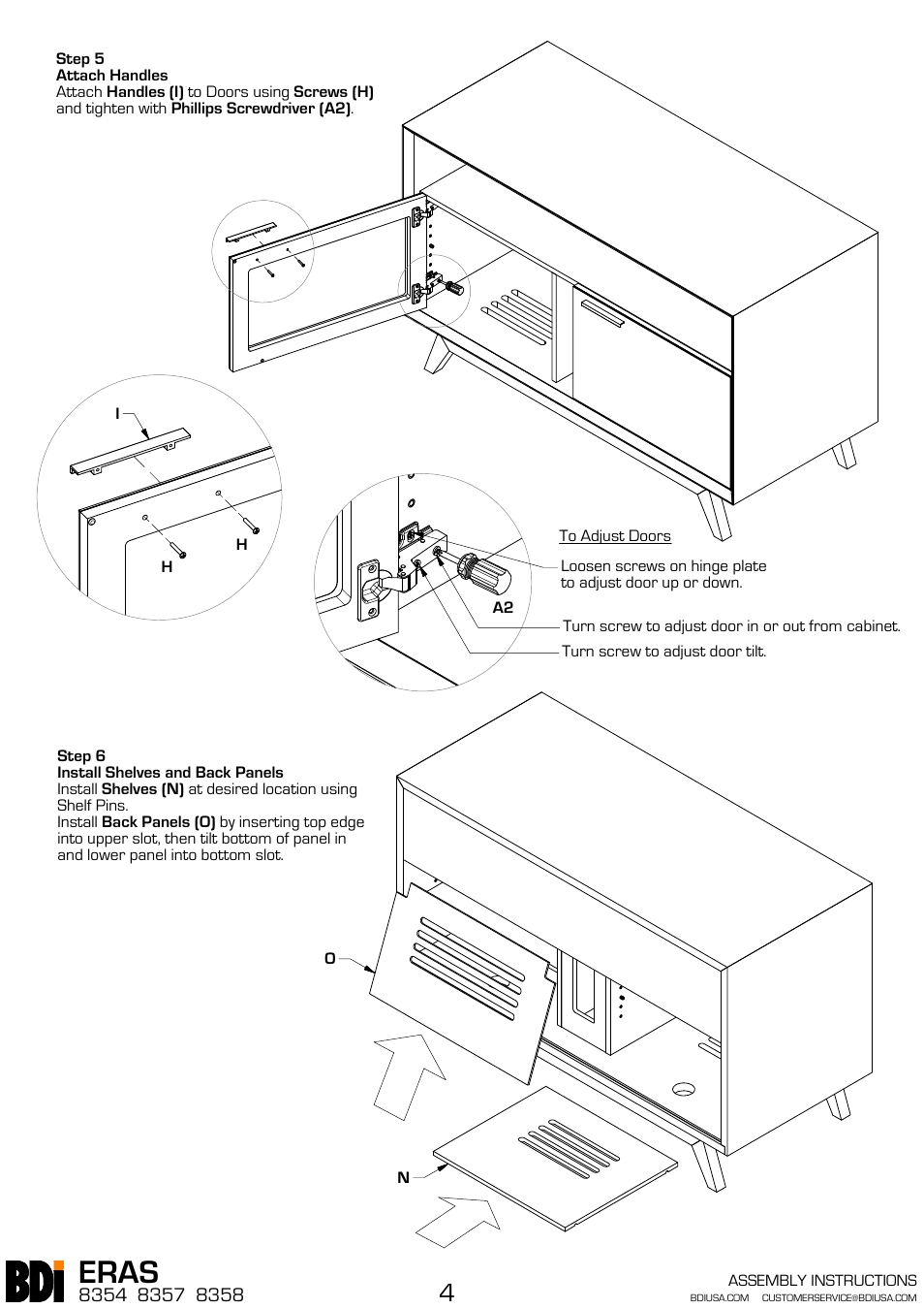 Eras | BDI 8354 ERAS User Manual | Page 4 / 4