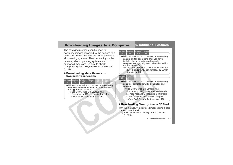 Downloading images to a computer | Canon CDI-E151-010 User Manual | Page 119 / 179