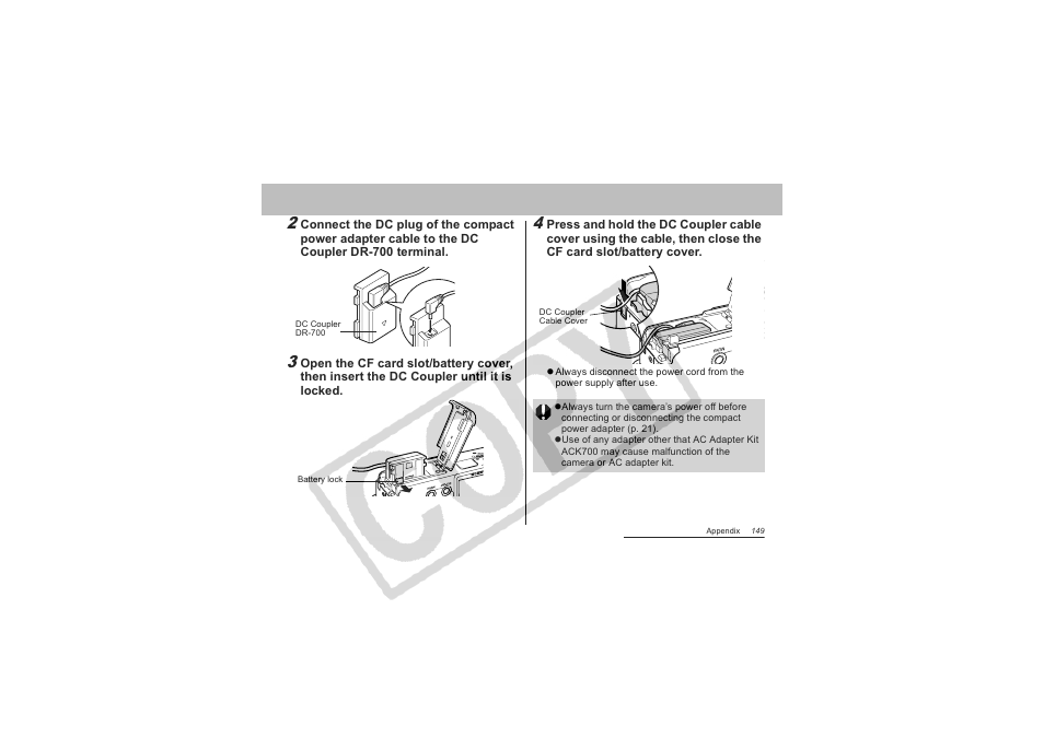 Canon CDI-E151-010 User Manual | Page 151 / 179