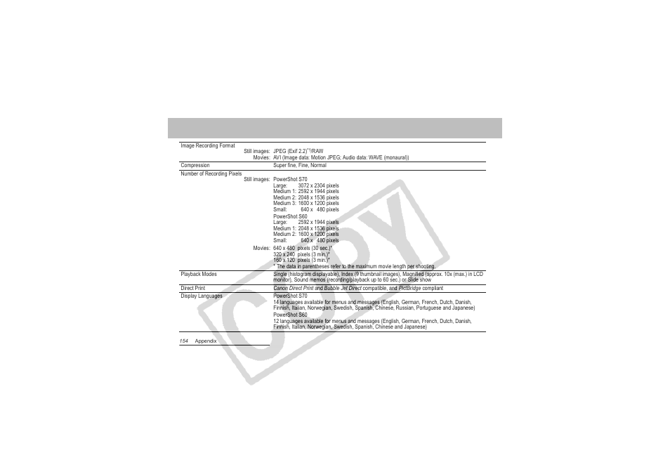 Canon CDI-E151-010 User Manual | Page 156 / 179