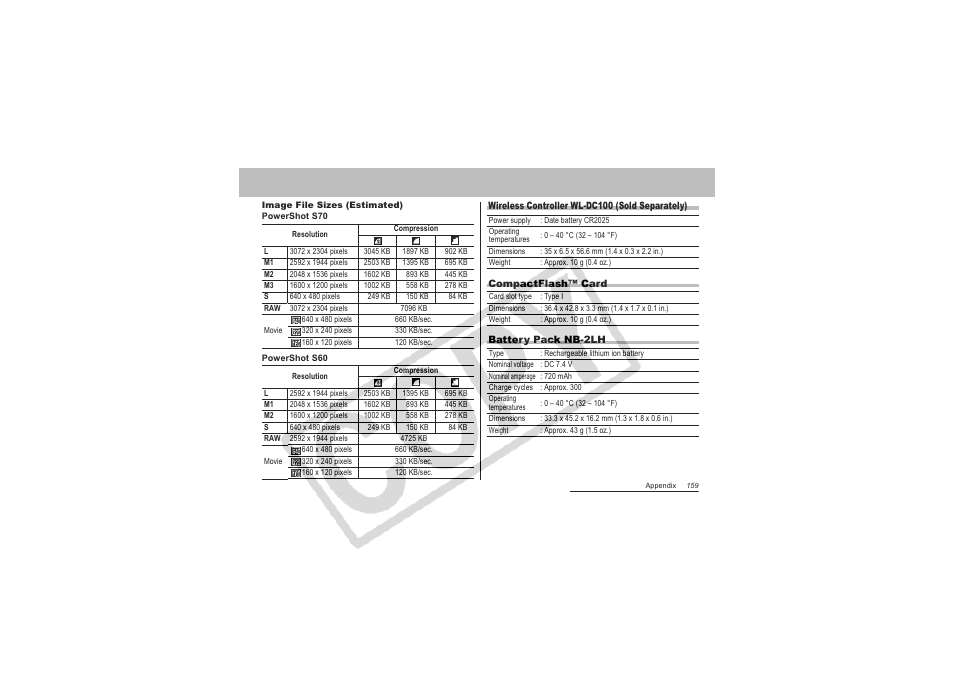 Canon CDI-E151-010 User Manual | Page 161 / 179