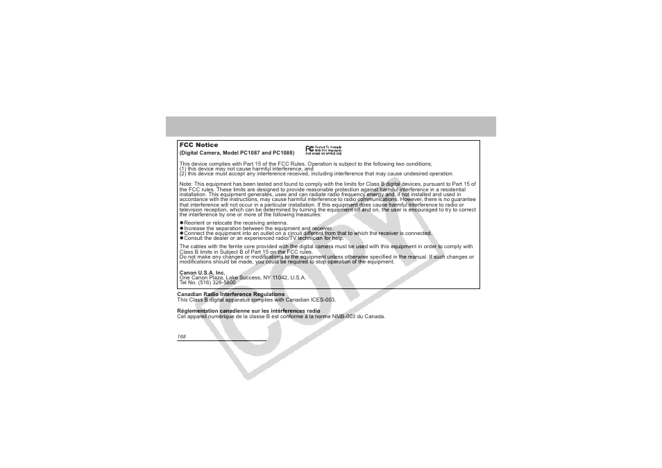 Canon CDI-E151-010 User Manual | Page 170 / 179