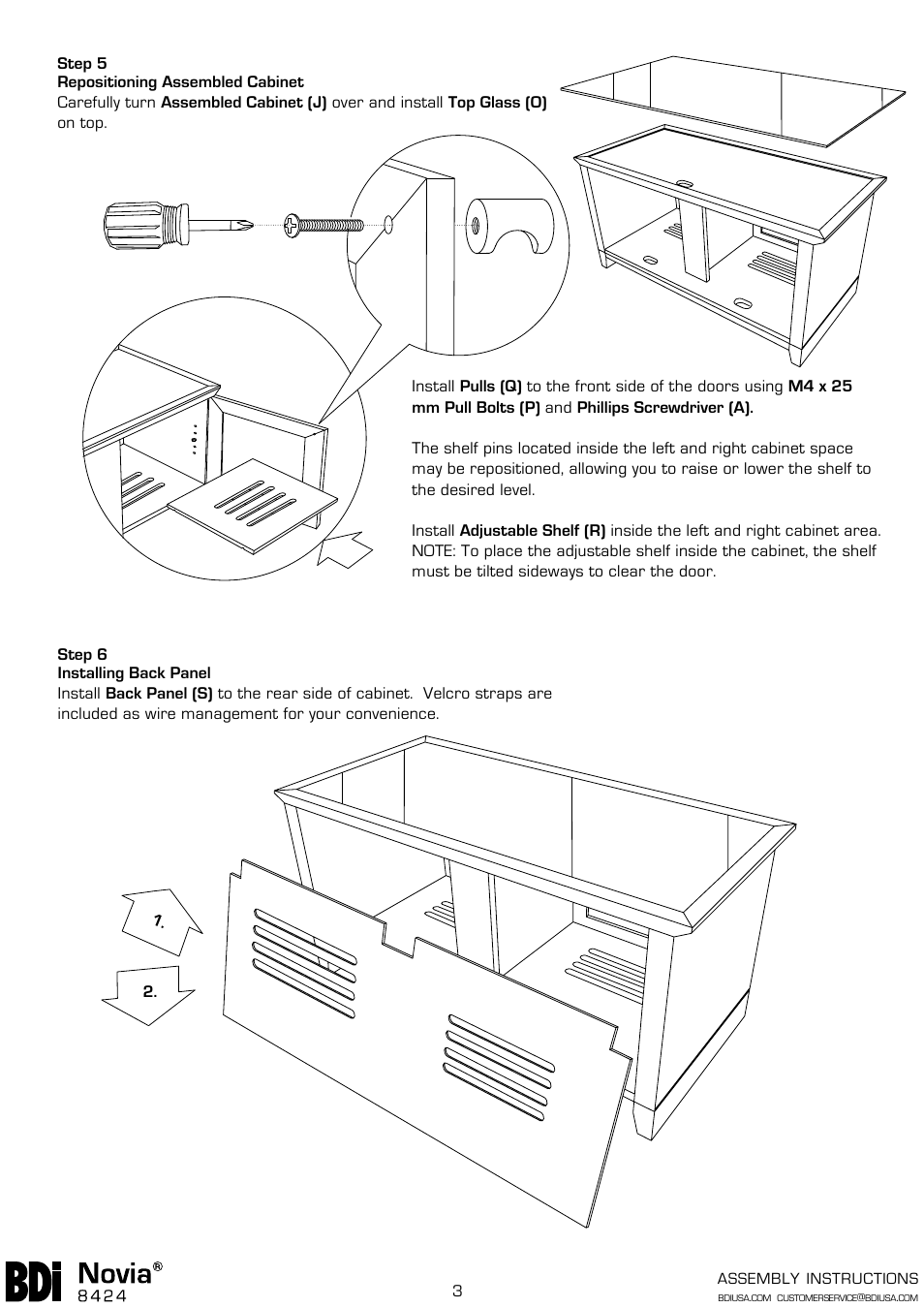 BDI 8424 Novia User Manual | Page 3 / 4