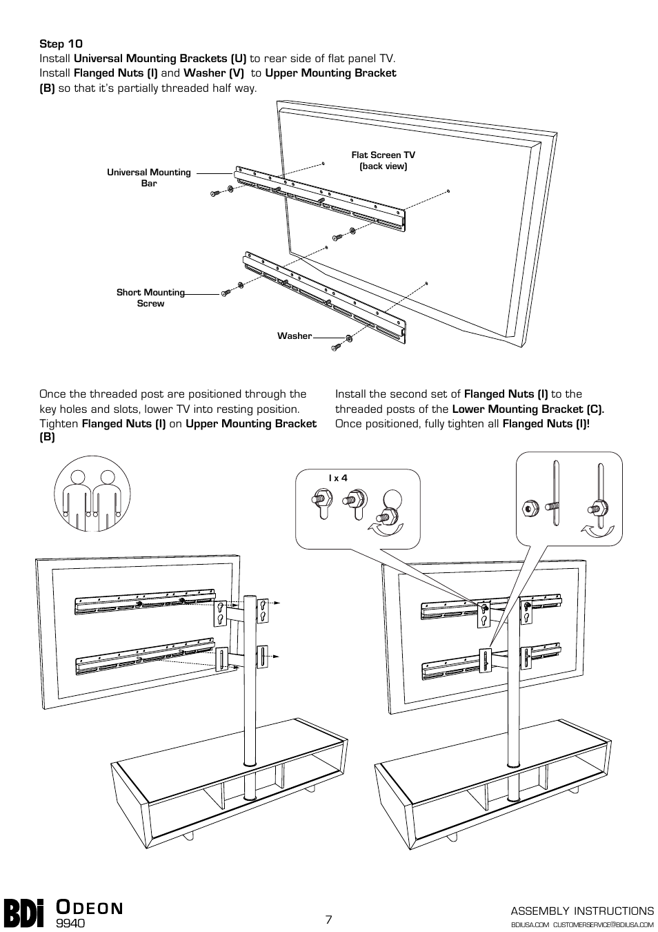 BDI 9940 Odeon User Manual | Page 7 / 7