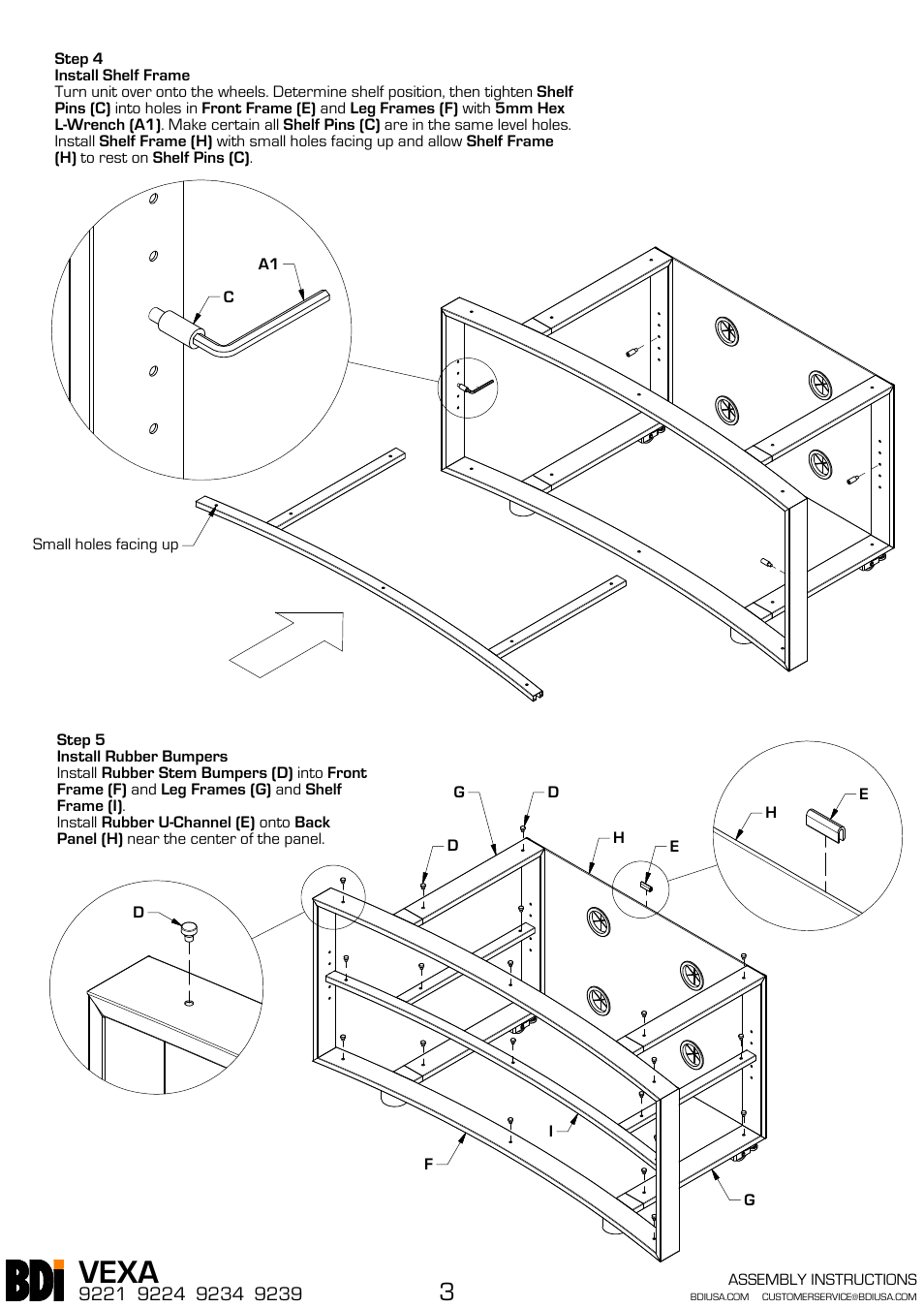 Vexa | BDI 9221 VEXA User Manual | Page 3 / 5
