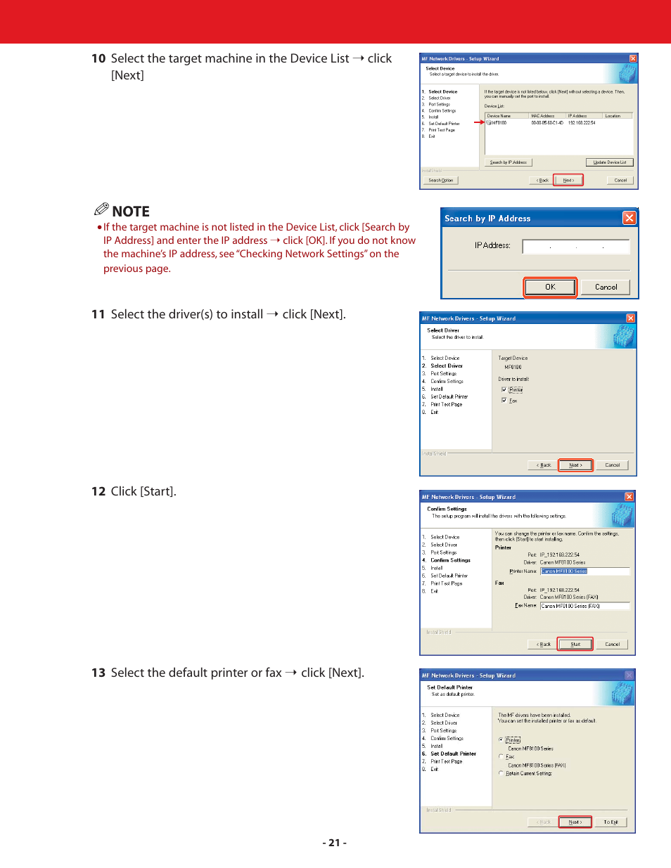 Canon ImageCLASS MF8180c User Manual | Page 21 / 24