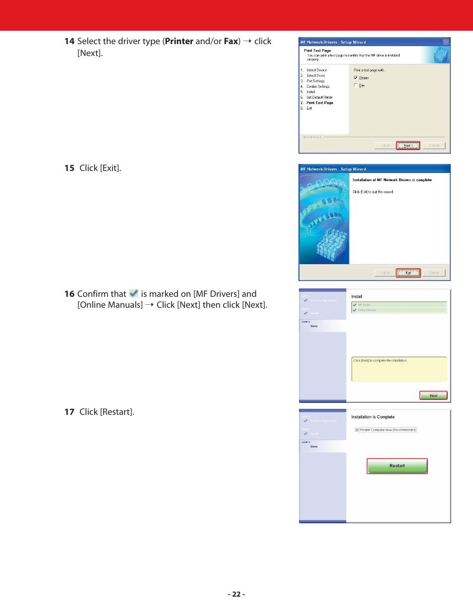 Canon ImageCLASS MF8180c User Manual | Page 22 / 24