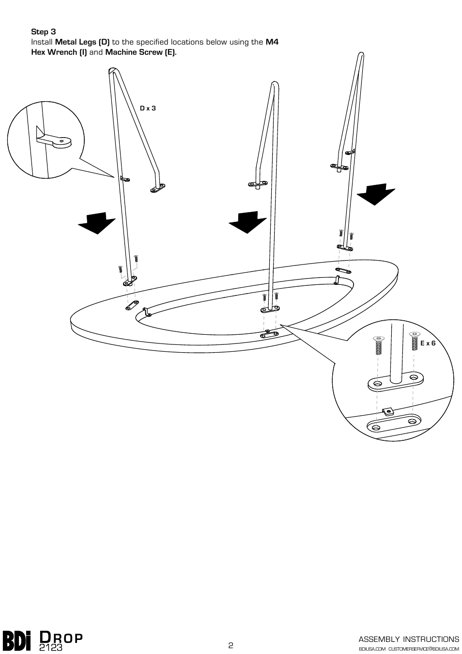 BDI 2109 Drop User Manual | Page 5 / 6