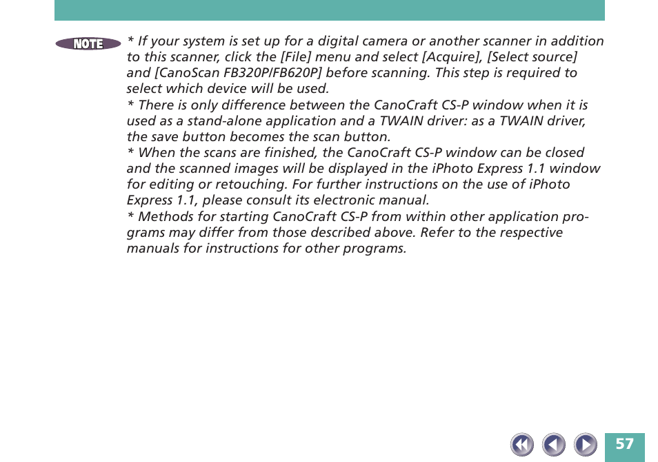 Canon FB620P User Manual | Page 57 / 79