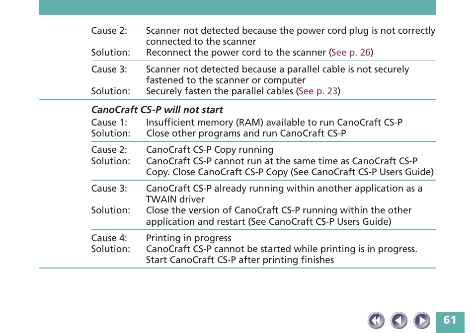 Canon FB620P User Manual | Page 61 / 79