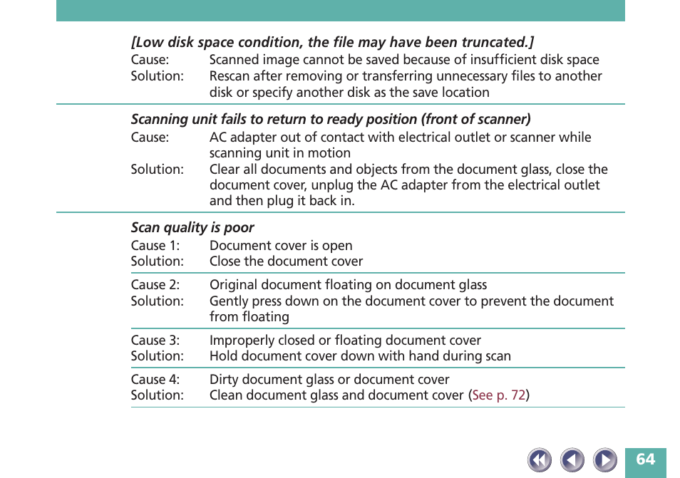 Canon FB620P User Manual | Page 64 / 79