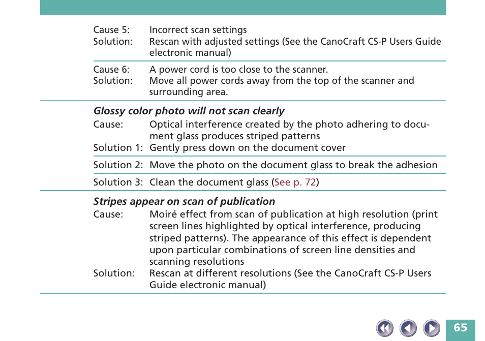 Canon FB620P User Manual | Page 65 / 79