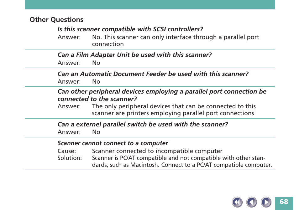 Other questions | Canon FB620P User Manual | Page 68 / 79