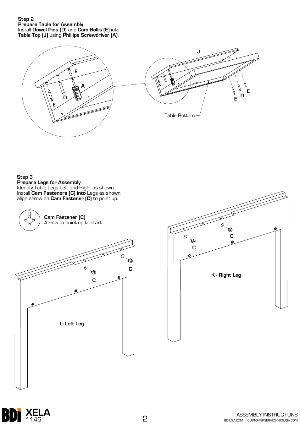 Xela | BDI 1140 XELA User Manual | Page 10 / 16