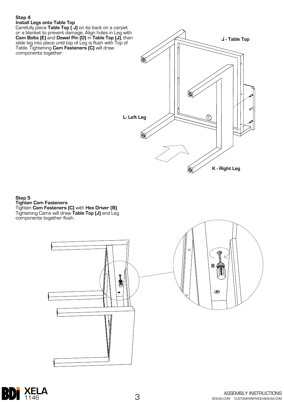 Xela | BDI 1140 XELA User Manual | Page 11 / 16