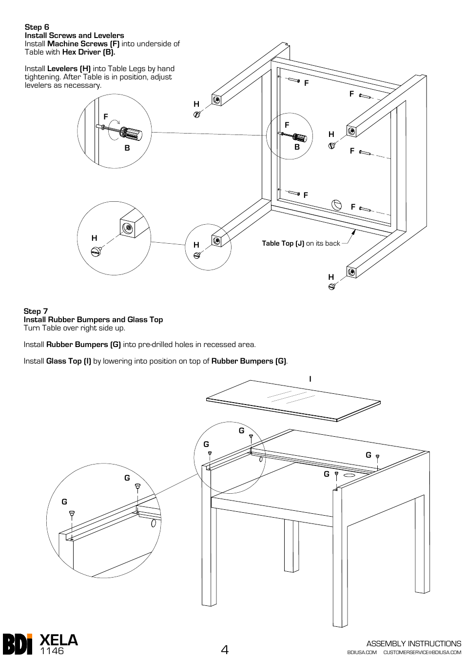 Xela | BDI 1140 XELA User Manual | Page 12 / 16