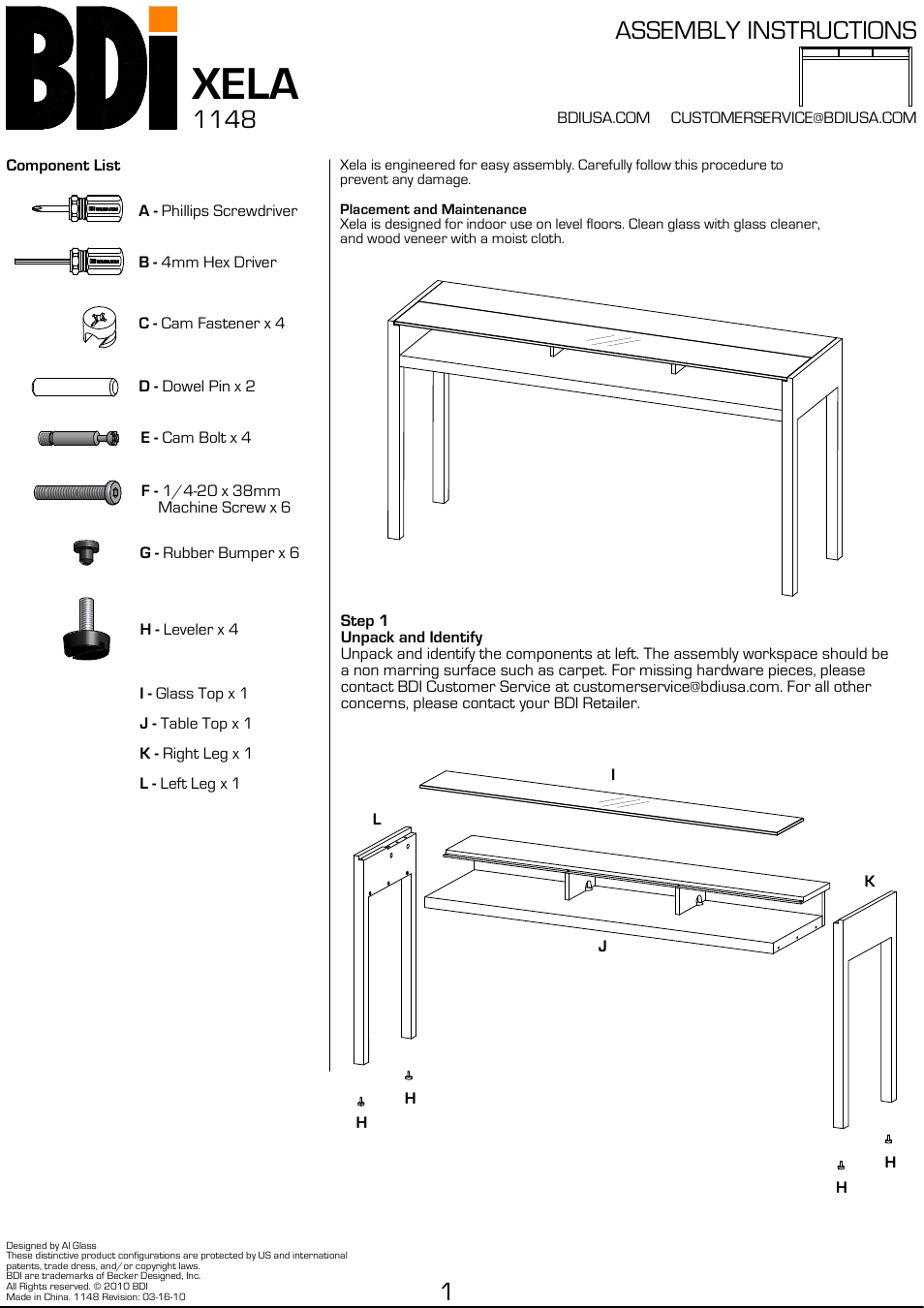 Xela_1148, Xela | BDI 1140 XELA User Manual | Page 13 / 16