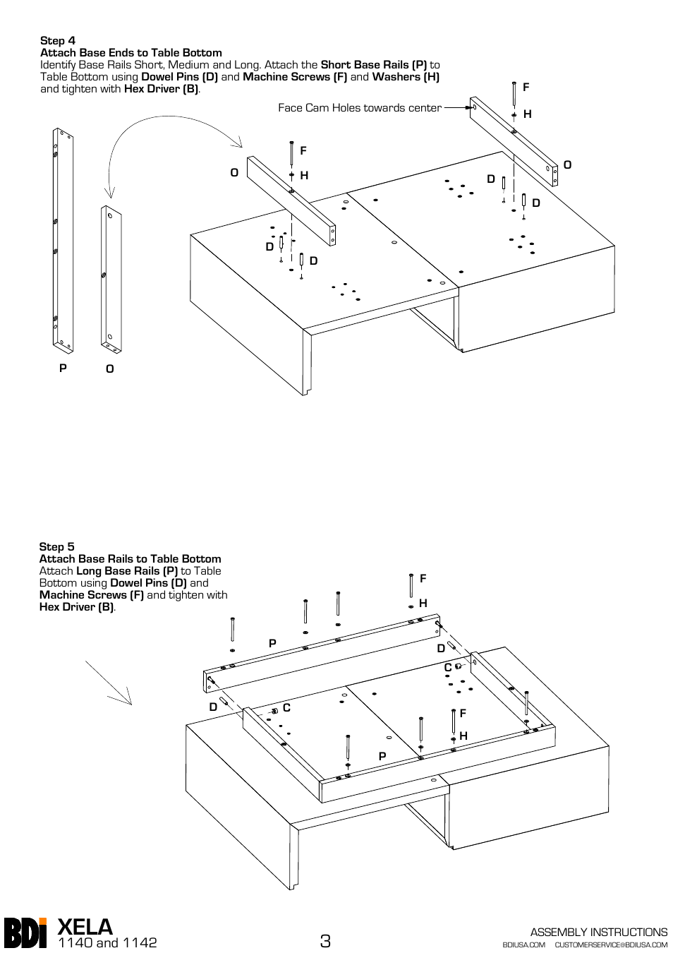 Xela | BDI 1140 XELA User Manual | Page 3 / 16