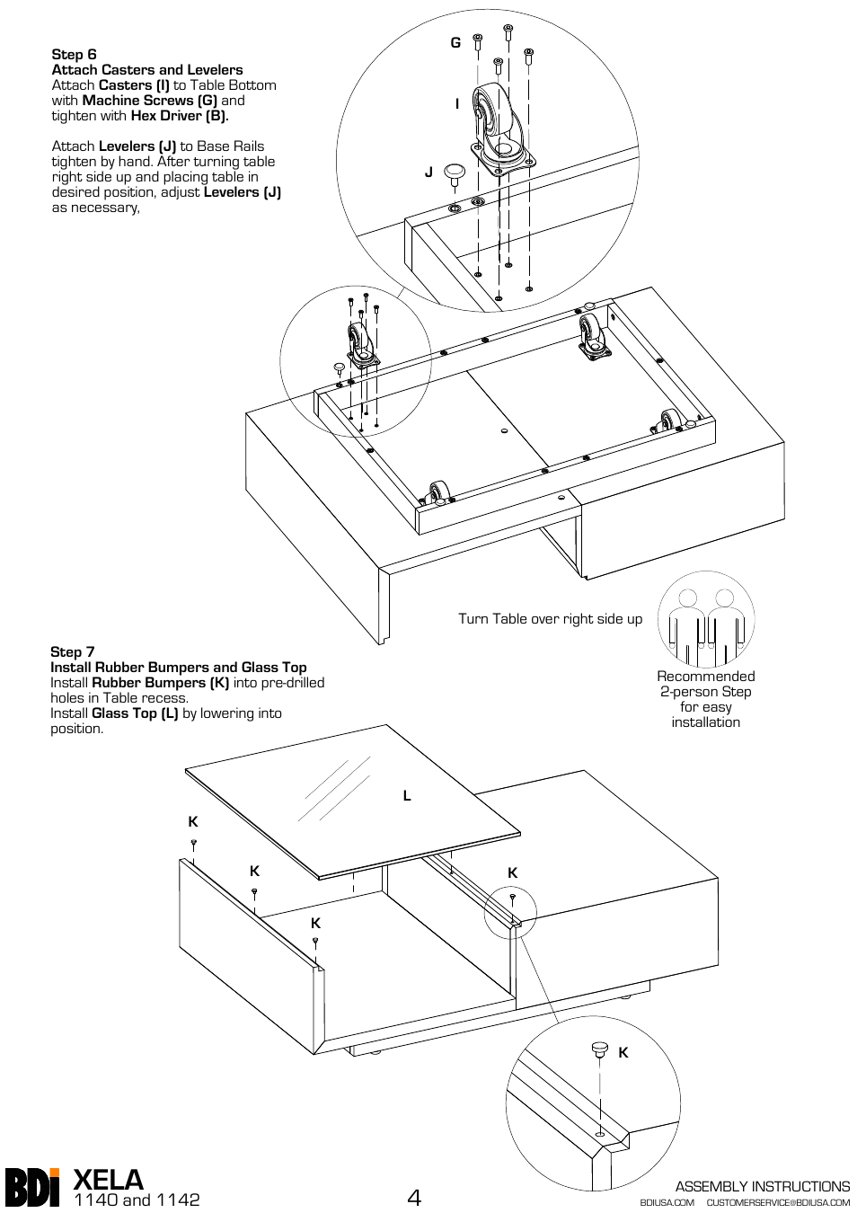 Xela | BDI 1140 XELA User Manual | Page 4 / 16