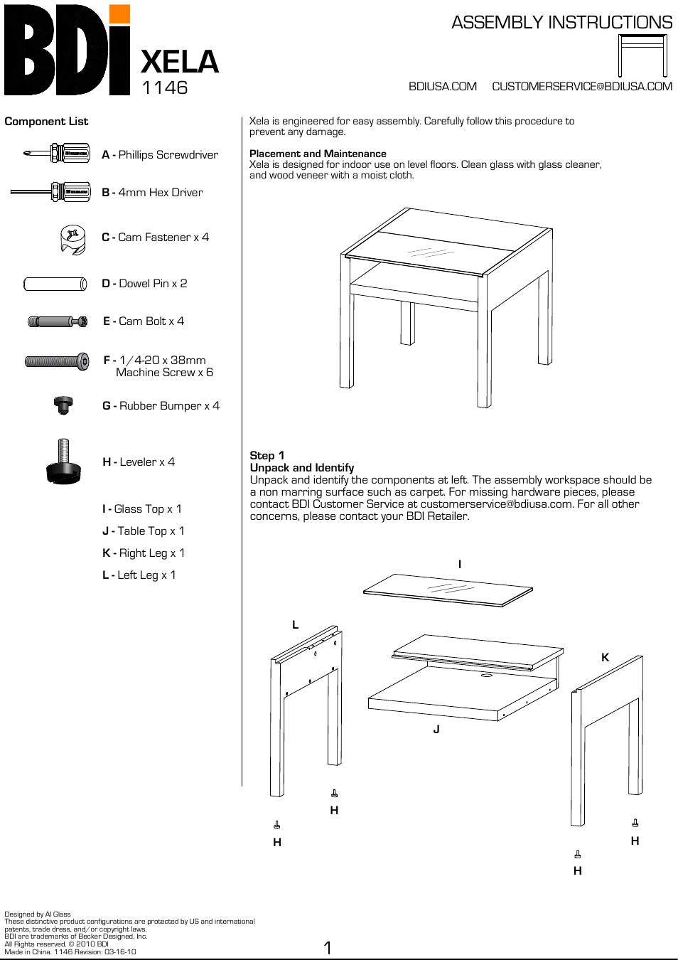 Xela_1146, Xela | BDI 1140 XELA User Manual | Page 9 / 16