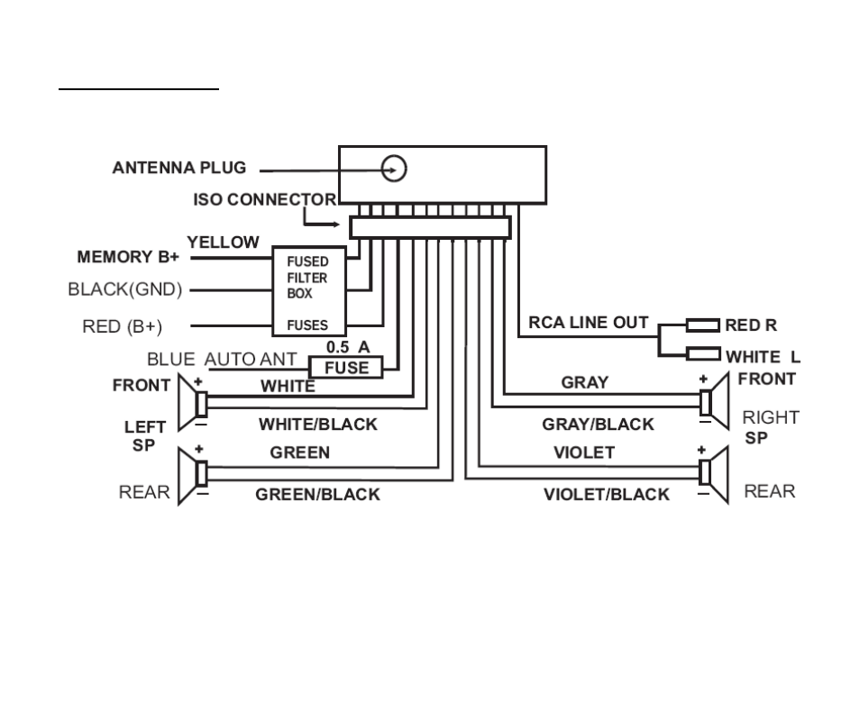 Electrical connection | Hyundai H-CDM8043 User Manual | Page 7 / 63