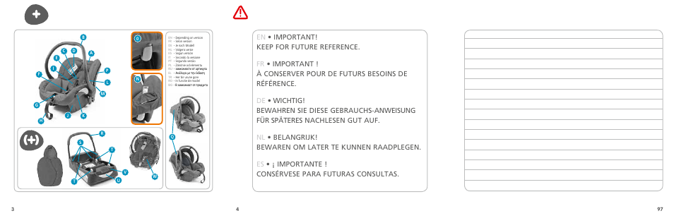 Bebe Confort Streety.Fix User Manual | Page 2 / 94