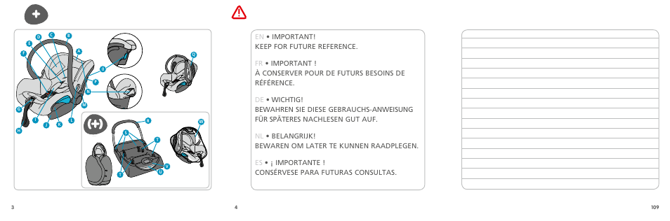 Bebe Confort Streety XT User Manual | Page 2 / 106