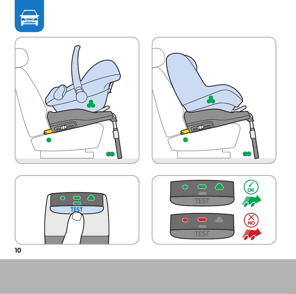 Test | Bebe Confort FamilyFix User Manual | Page 8 / 42